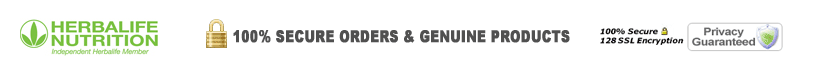 Geunine Herbalife Products -- We accept credit card payments